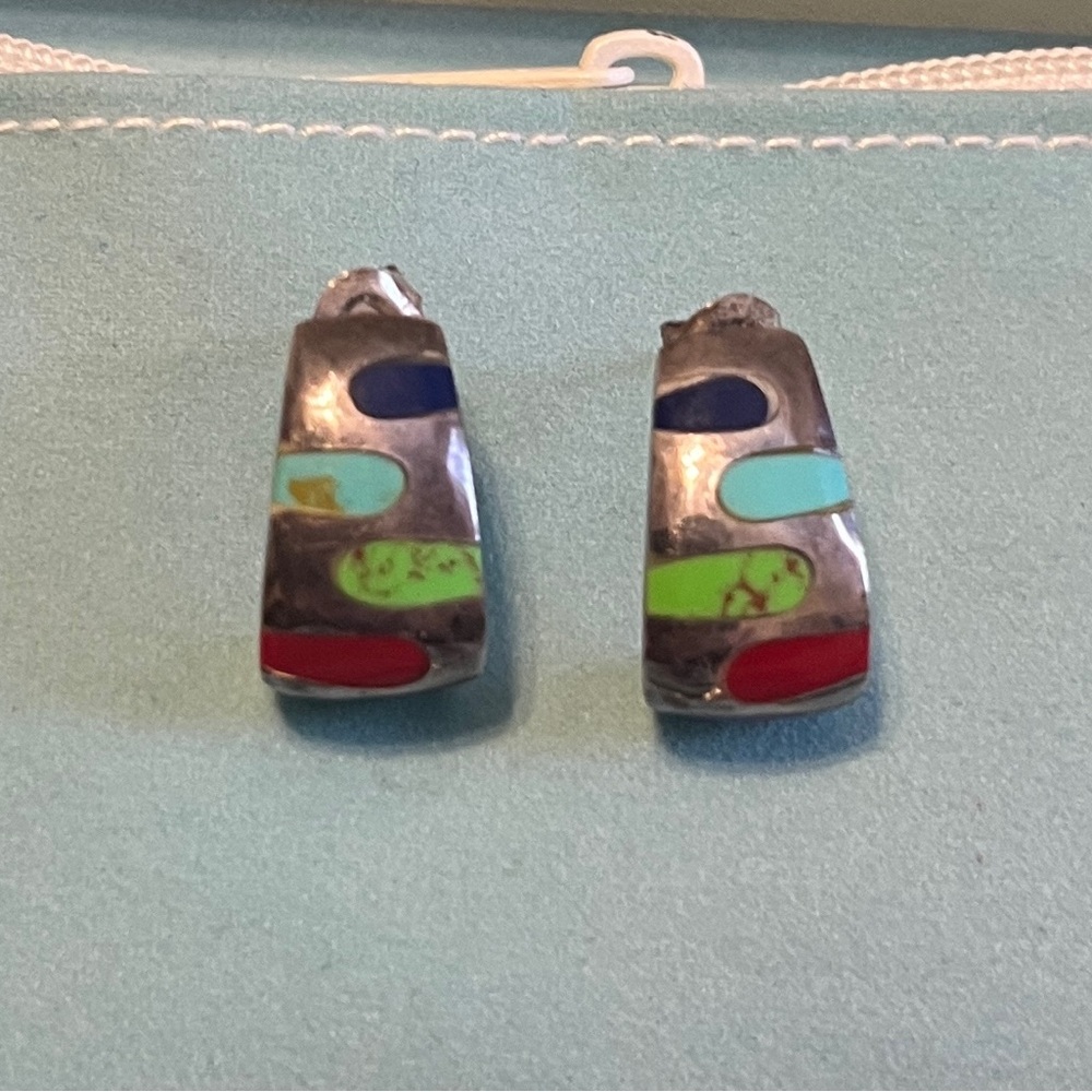 Colorful Inlay Earrings